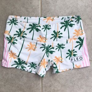 Fleo Palm Tree Crossfit/Workout Shorts